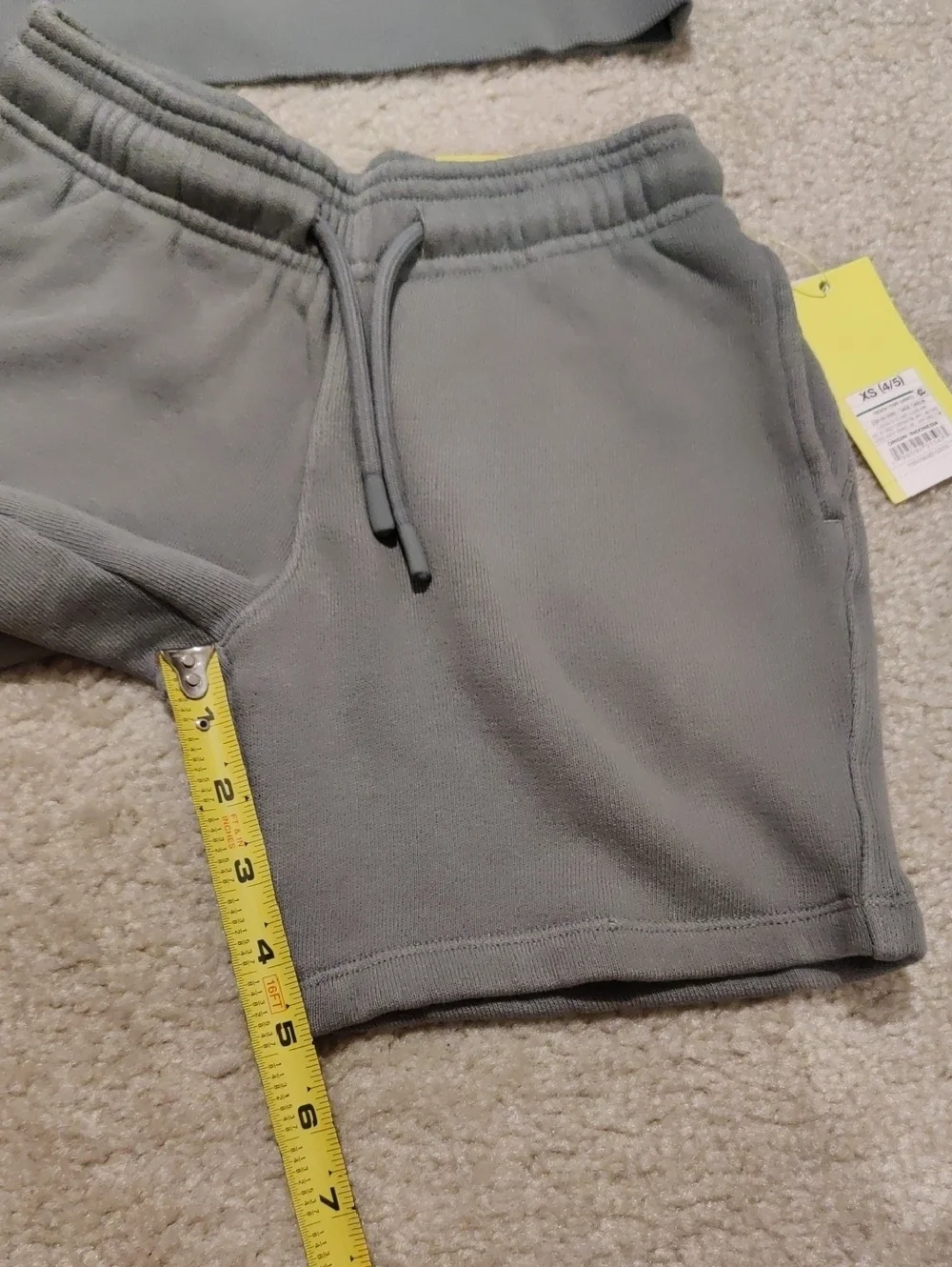 New!All In Motion Boys Sage Green French Terry Hoodie & Shorts Set Y2K Cottageco